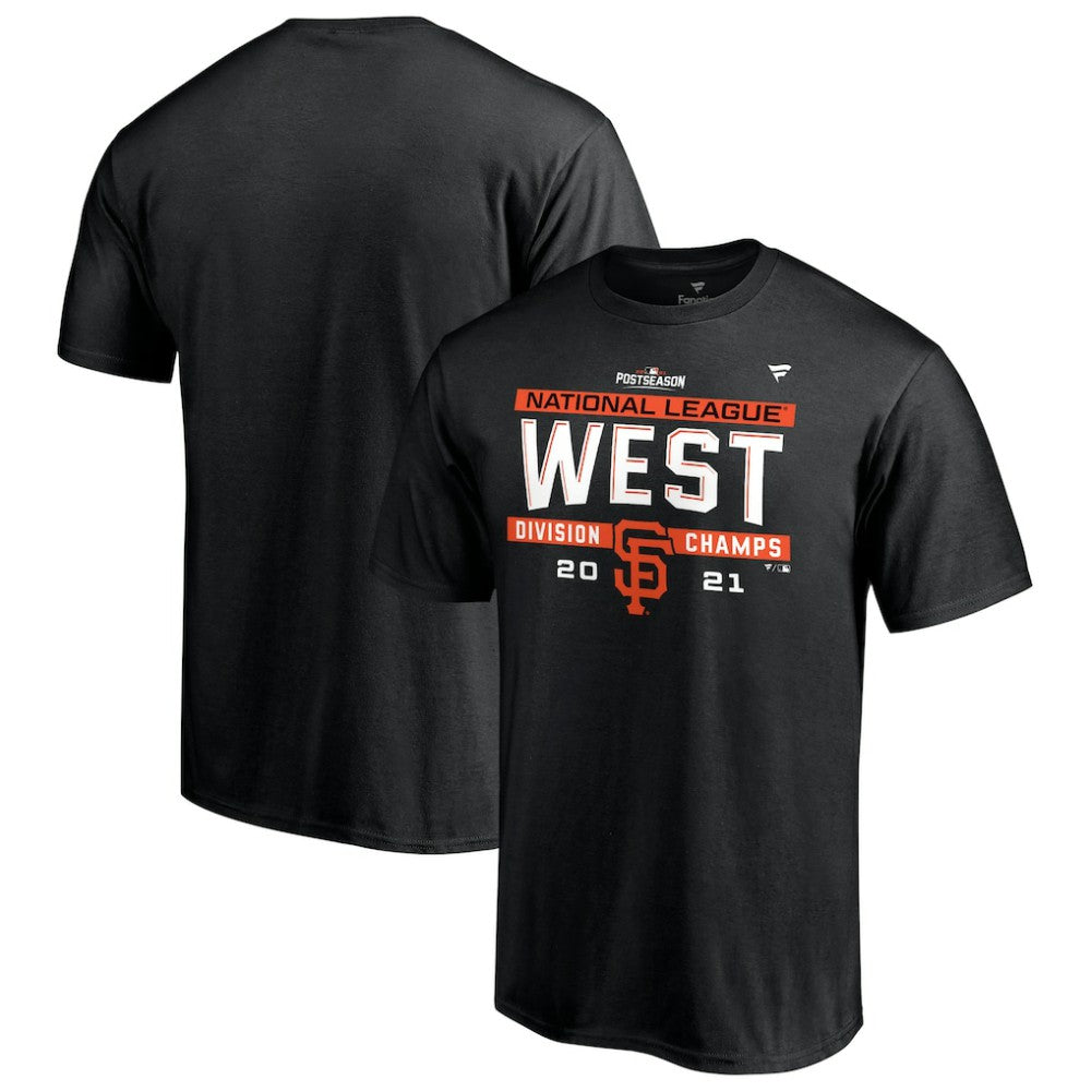 San Francisco Giants Fanatics 2021 NL West Division Champions Locker Room T-Shirt - MLB