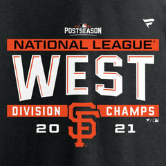 San Francisco Giants Fanatics 2021 NL West Division Champions Locker Room T-Shirt - MLB