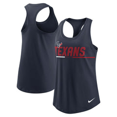 Houston Texans Women's Team Name City Tri-Blend Racerback Tank Top Navy | Nike for Sale