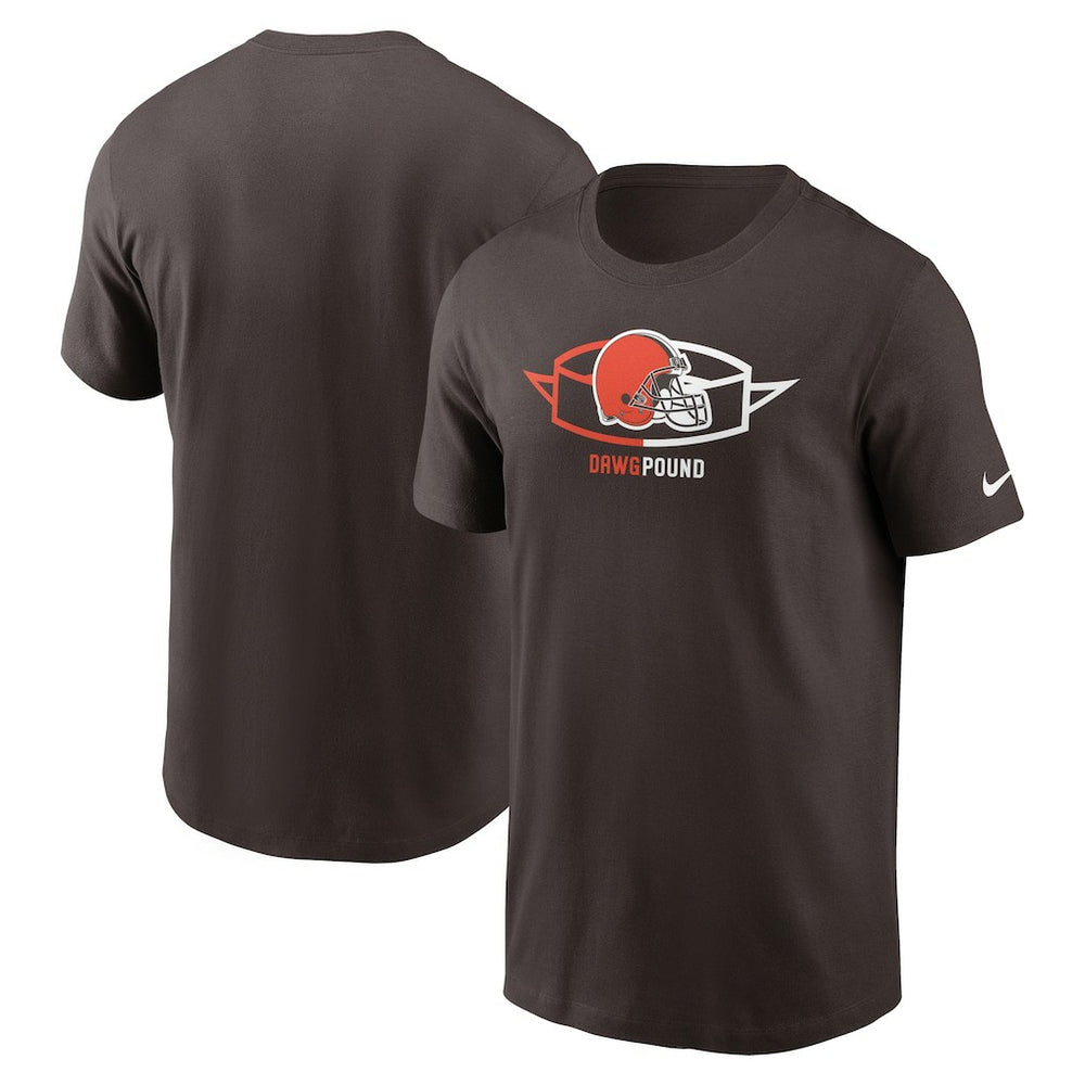 Cleveland Browns Essential Local Phrase T-Shirt Brown | Nike for Sale