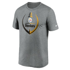 Pittsburgh Steelers Icon Legend Performance T-Shirt Heathered Gray | Nike for Sale