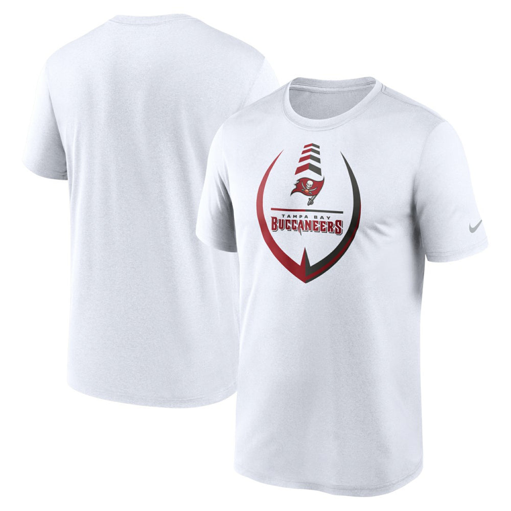 Tampa Bay Buccaneers Icon Legend Performance T-Shirt White | Nike for Sale