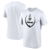 Las Vegas Raiders Icon Legend Performance T-Shirt White | Nike for Sale