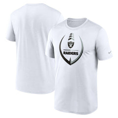 Las Vegas Raiders Icon Legend Performance T-Shirt White | Nike for Sale