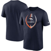 Denver Broncos Icon Legend Performance T-Shirt Navy | Nike for Sale