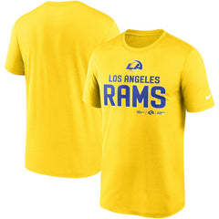 Los Angeles Rams Legend Community Performance T-Shirt Gold | Nike for Sale