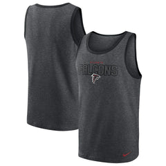 Atlanta Falcons Tri-Blend Tank Top Heathered Charcoal | Nike for Sale