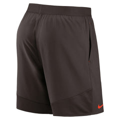 Cleveland Browns Stretch Woven Shorts Brown | Nike for Sale