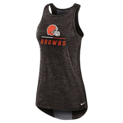 Cleveland Browns Women's High Neck Performance Tank Top Brown | Nike for Sale