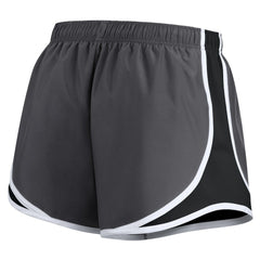 Carolina Panthers Women's Team Logo Performance Tempo Shorts Charcoal | Nike for Sale