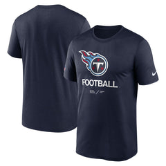 Tennessee Titans Sideline Infograph Performance T-Shirt Navy | Nike for Sale