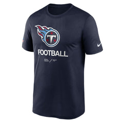 Tennessee Titans Sideline Infograph Performance T-Shirt Navy | Nike for Sale