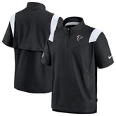 Atlanta Falcons Sideline Coaches Chevron Lockup Pullover Top Black | Nike for Sale
