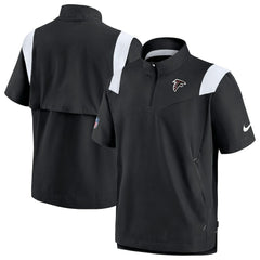 Atlanta Falcons Sideline Coaches Chevron Lockup Pullover Top Black | Nike for Sale