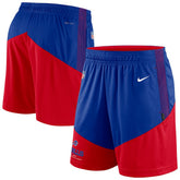 Buffalo Bills Sideline Primary Lockup Performance Shorts Royal/Red | Nike for Sale