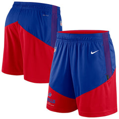 Buffalo Bills Sideline Primary Lockup Performance Shorts Royal/Red | Nike for Sale