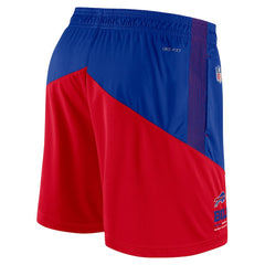 Buffalo Bills Sideline Primary Lockup Performance Shorts Royal/Red | Nike for Sale
