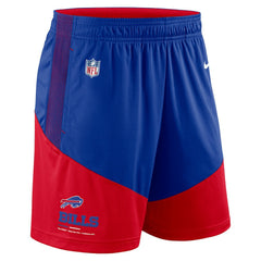 Buffalo Bills Sideline Primary Lockup Performance Shorts Royal/Red | Nike for Sale