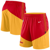 Kansas City Chiefs Sideline Primary Lockup Performance Shorts Red/Gold | Nike for Sale