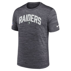 Las Vegas Raiders Sideline Velocity Athletic Stack Performance T-Shirt Black | Nike for Sale