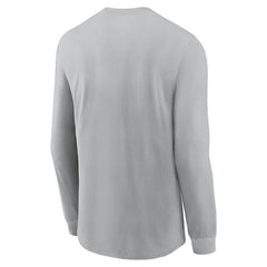 Arizona Cardinals Sideline Infograph Lock Up Performance Long Sleeve T-Shirt Gray | Nike for Sale
