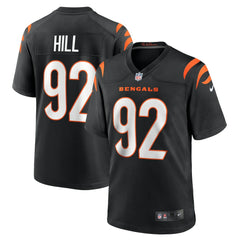 B.J. Hill Cincinnati Bengals Game Jersey Black | Nike for Sale