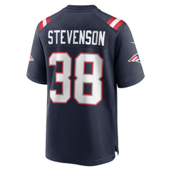 Rhamondre Stevenson New England Patriots Game Jersey Navy | Nike for Sale