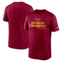 Washington Commanders Legend Community Performance T-Shirt Burgundy | Nike for Sale