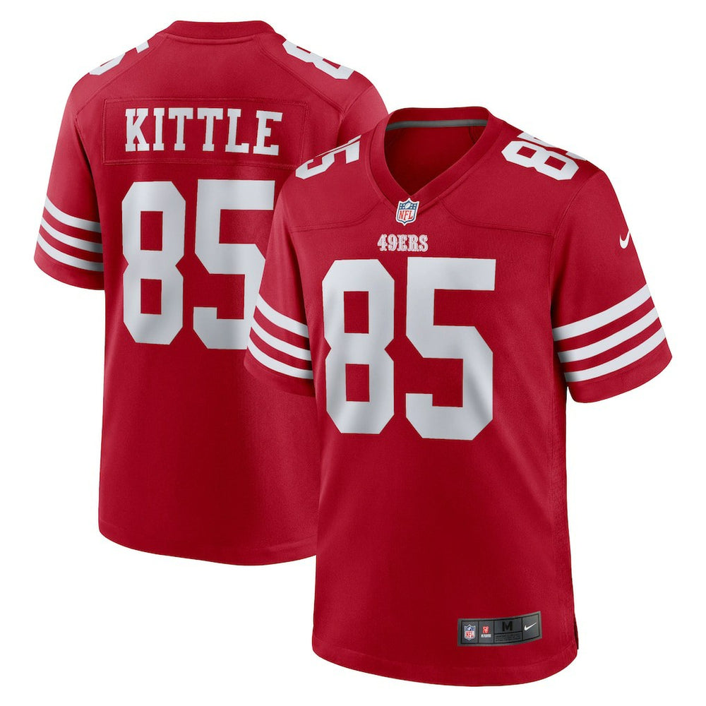 George Kittle San Francisco 49ers Team Game Jersey Scarlet | Nike for Sale
