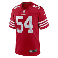 Fred Warner San Francisco 49ers Team Game Player Jersey Scarlet | Nike for Sale
