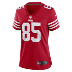 George Kittle San Francisco 49ers Women's Team Game Player Jersey Scarlet | Nike for Sale