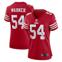 Fred Warner San Francisco 49ers Women's Game Player Jersey Scarlet | Nike for Sale