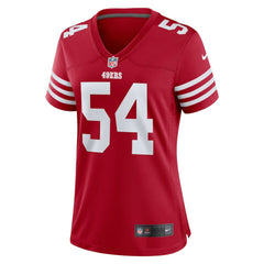 Fred Warner San Francisco 49ers Women's Game Player Jersey Scarlet | Nike for Sale