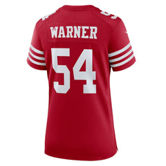 Fred Warner San Francisco 49ers Women's Game Player Jersey Scarlet | Nike for Sale
