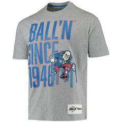 Philadelphia 76ers BALL'N Since 1946 T-Shirt Heathered Gray - NBA