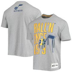 Utah Jazz BALL'N Since 1979 T-Shirt Heathered Gray - NBA