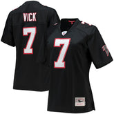 Michael Vick Atlanta Falcons Women's Legacy Replica Player Jersey Black | Mitchell & Ness