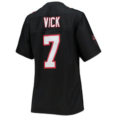 Michael Vick Atlanta Falcons Women's Legacy Replica Player Jersey Black | Mitchell & Ness