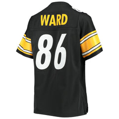 Hines Ward Pittsburgh Steelers Women's Legacy Replica Player Jersey Black | Mitchell & Ness