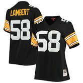 Jack Lambert Pittsburgh Steelers Women's Legacy Replica Player Jersey Black | Mitchell & Ness