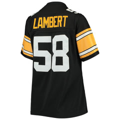 Jack Lambert Pittsburgh Steelers Women's Legacy Replica Player Jersey Black | Mitchell & Ness