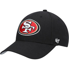 San Francisco 49ers '47 Logo MVP Adjustable Hat Black | 47 brand
