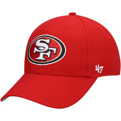 San Francisco 49ers '47 Logo MVP Adjustable Hat Scarlet | 47 brand