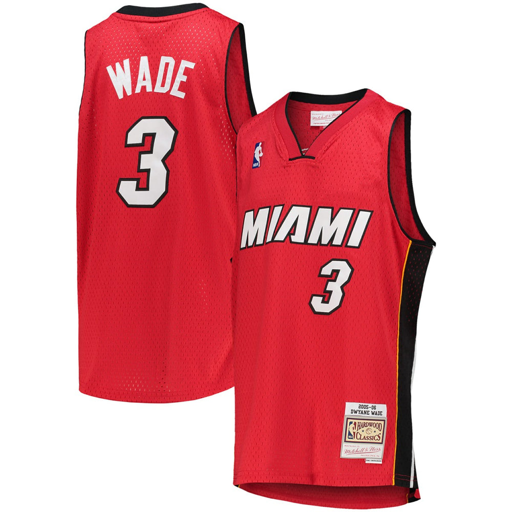 Dwyane Wade Miami Heat Youth 2005/06 Hardwood Classics Swingman Jersey Red - NBA