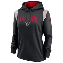 Atlanta Falcons Women's Sideline Stack Performance Pullover Hoodie Black | Nike for Sale