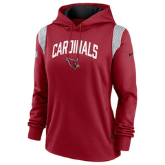 Arizona Cardinals Women's Sideline Stack Performance Pullover Hoodie Cardinal | Nike for Sale