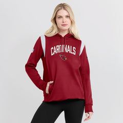 Arizona Cardinals Women's Sideline Stack Performance Pullover Hoodie Cardinal | Nike for Sale