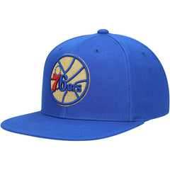 Philadelphia 76ers 50th Anniversary Snapback Hat Royal - NBA