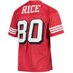 Jerry Rice San Francisco 49ers 1994 Authentic Throwback Retired Player Jersey Scarlet | Mitchell & Ness