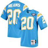 Natrone Means Los Angeles Chargers 1994 Authentic Throwback Retired Player Jersey Powder Blue | Mitchell & Ness
